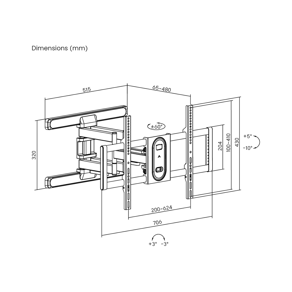 Кронштейн HiSmart HS083960 - зображення 4