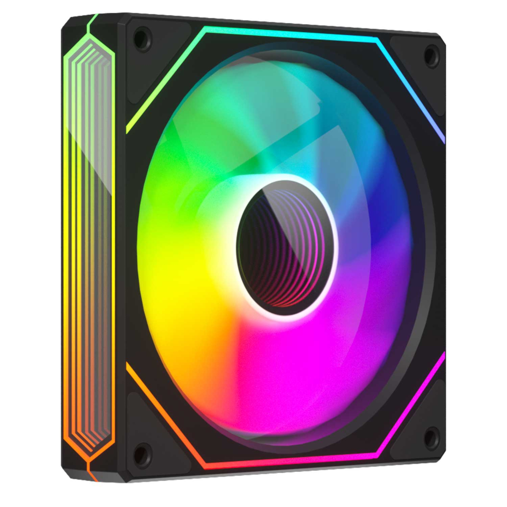 Кулер до корпусу Zezzio PRISM 6 Pro ARGB Black - зображення 1