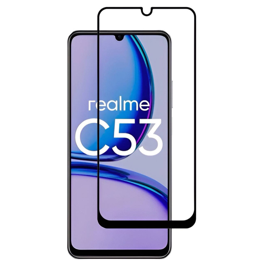 Скло захисне BeCover Realme C53 Black (710105) - зображення 2