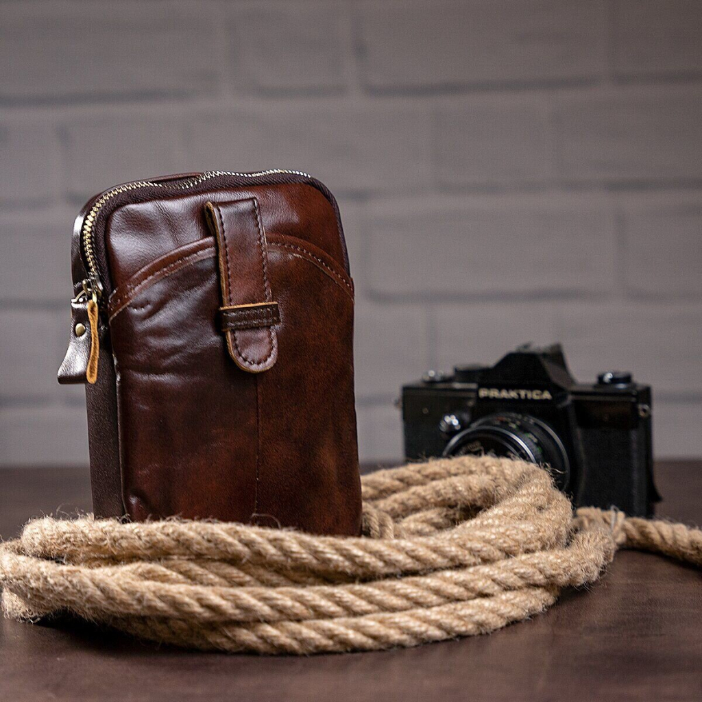 Сумка Vintage Коричнева (14728) - зображення 3