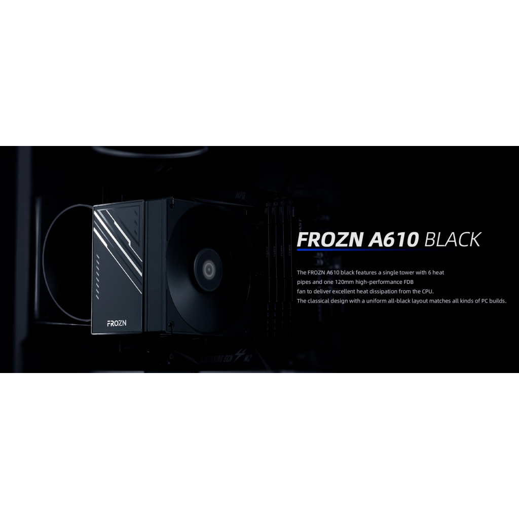 Кулер до процесора ID-Cooling FROZN A610 BLACK - зображення 7
