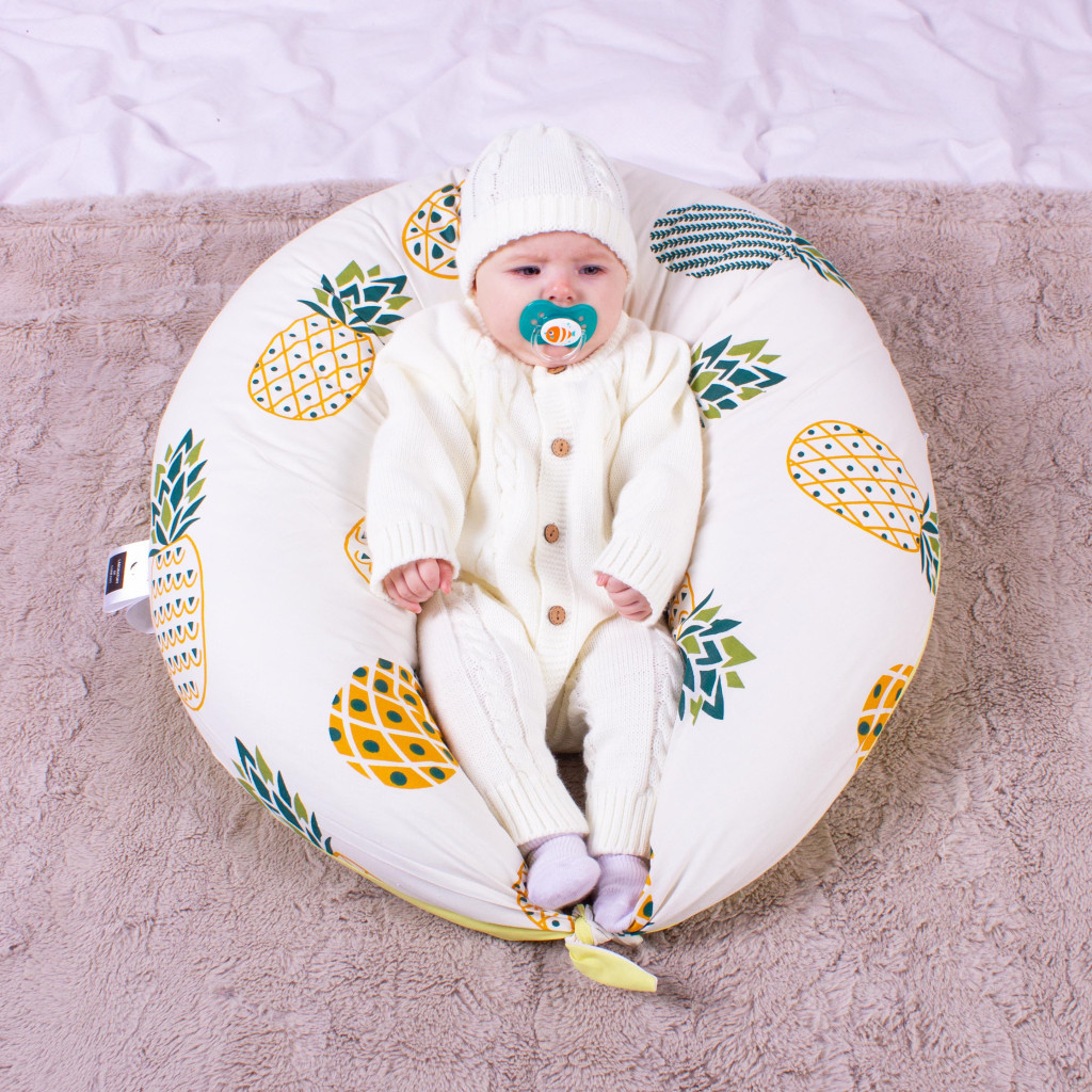 Подушка MirSon для вагітних та годування №8314 Print Line 17-0242 Salyut Бязь 30х170х20 см (2200006200390) - зображення 1