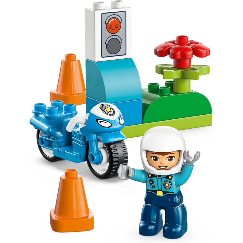 Конструктор LEGO DUPLO Town Синій поліцейський мотоцикл (10471) - зображення 5