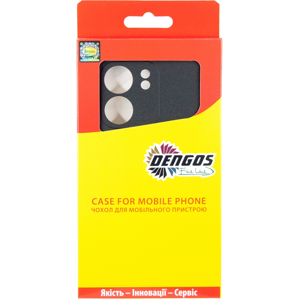 Чохол до мобільного телефона Dengos Oppo A5x Carbon+glass Black (DG-KM-175) - зображення 4