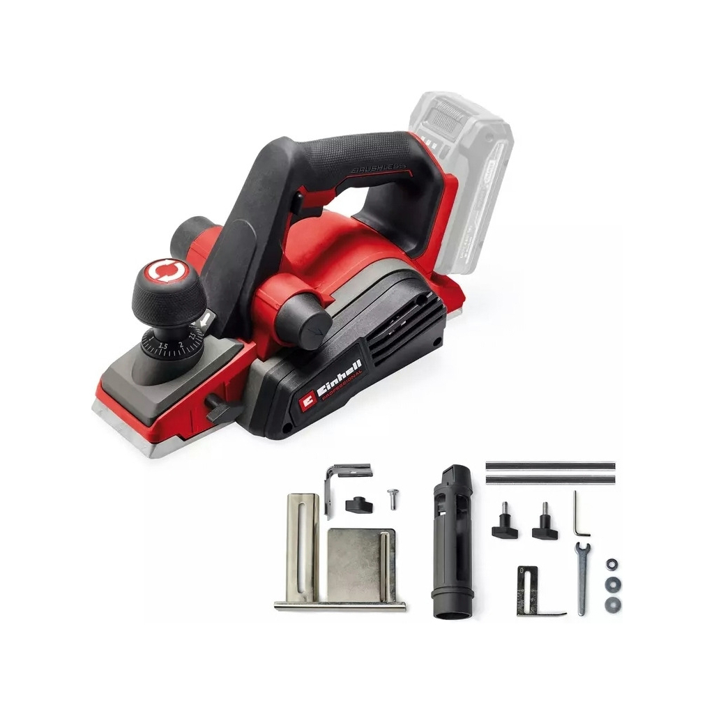 Електрорубанок Einhell TP-PL 18/3 Li BL - Solo PXC 18V, 82мм, до 2мм (без АКБ та ЗП) (4345405) - изображение 2