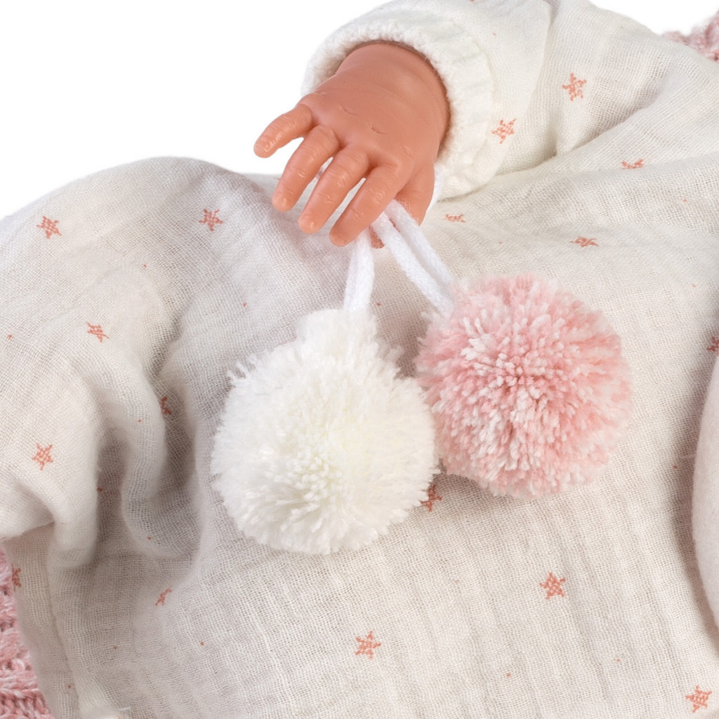 Пупс Llorens Mimi sonrisa con mantita, 42 см (74002) - зображення 6