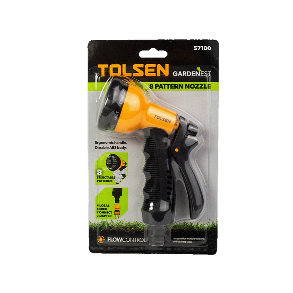 Пістолет для поливу Tolsen 8-позиційний ABS пластик (57100) - изображение 8