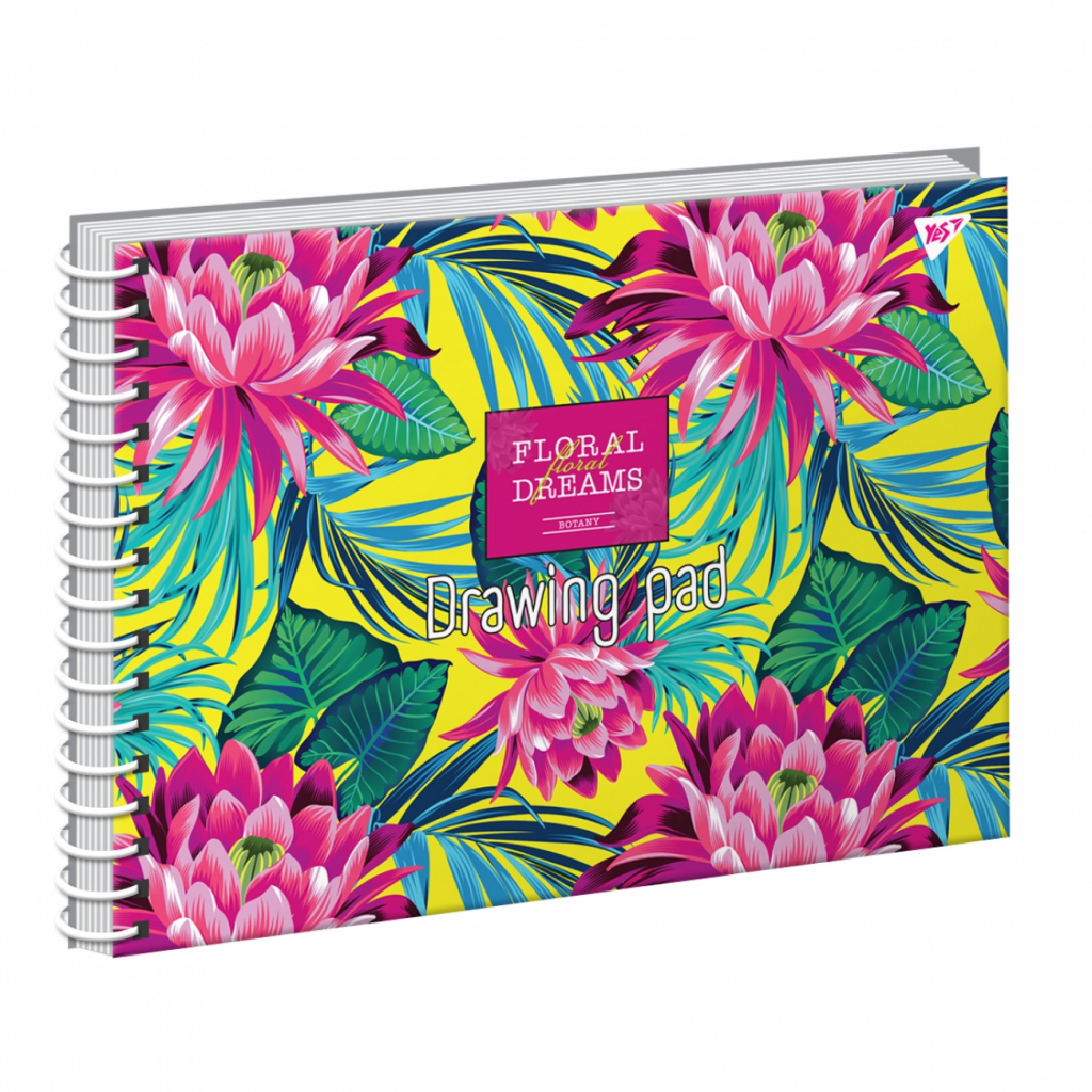 Альбом для малювання Yes А4 Tropical paradise на спіралі, 20 аркушів (130478) - зображення 3