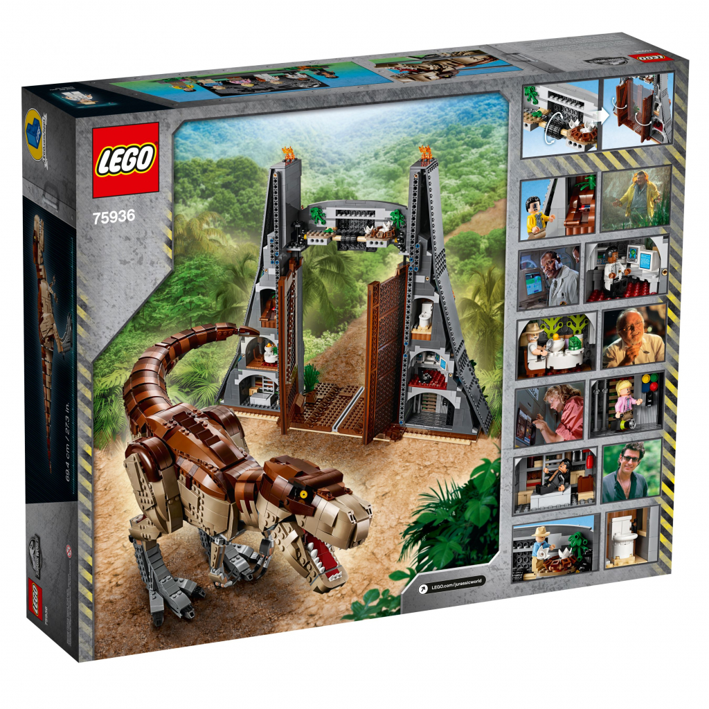Конструктор LEGO Jurassic World Парк Юрського періоду: лють Ті-Рекса 3120 деталей (75936) - зображення 7