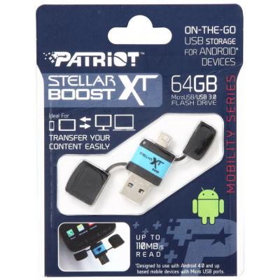 USB флеш накопичувач Patriot 64GB Stellar Boost XT USB 3.1/OTG (PEF64GSTRXTOTG) - зображення 6