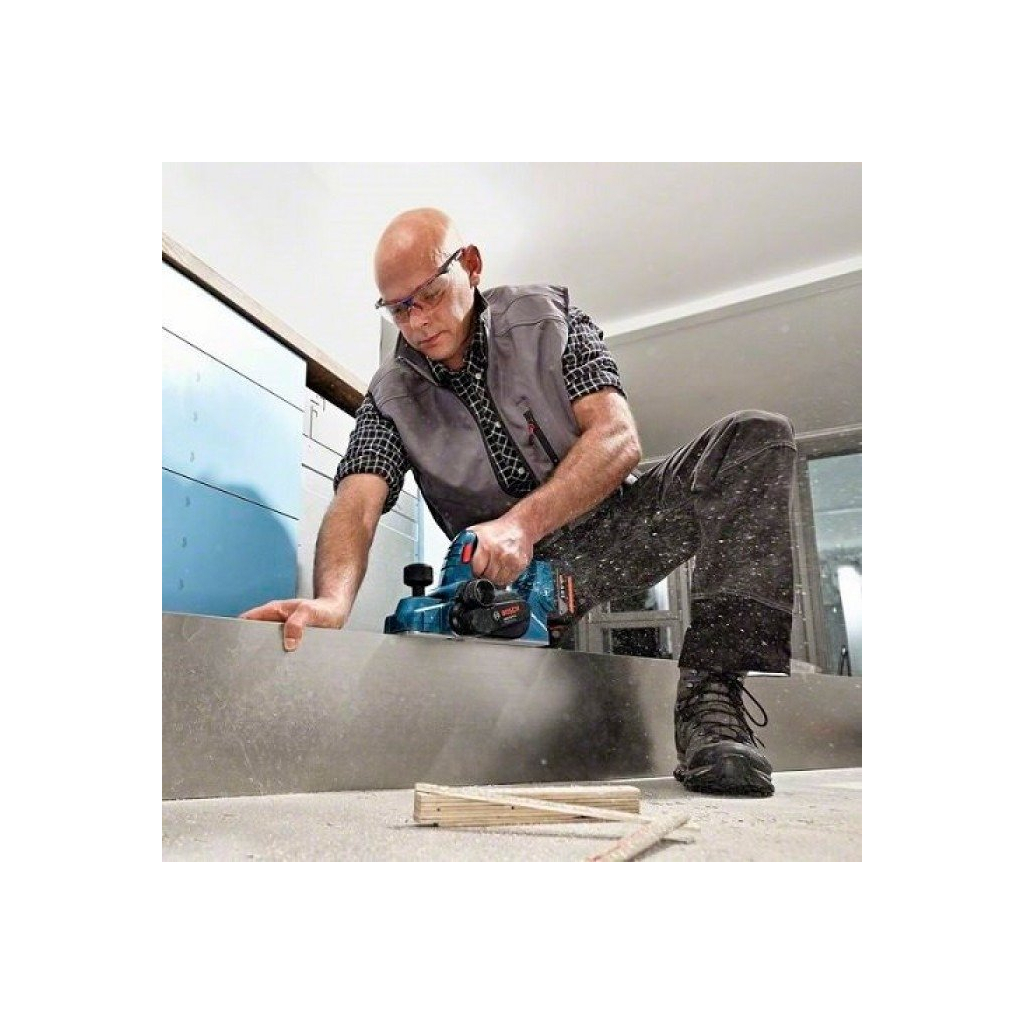 Електрорубанок Bosch GHO 185-LI, 18В, 82мм, стругання до 2.6мм, паз до 9мм (без АКБ та ЗП) (0.601.5B5.021) - picture 6