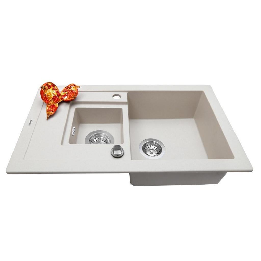 Мийка кухонна Perfelli PIERRA PGP 536-78 LIGHT BEIGE - зображення 3