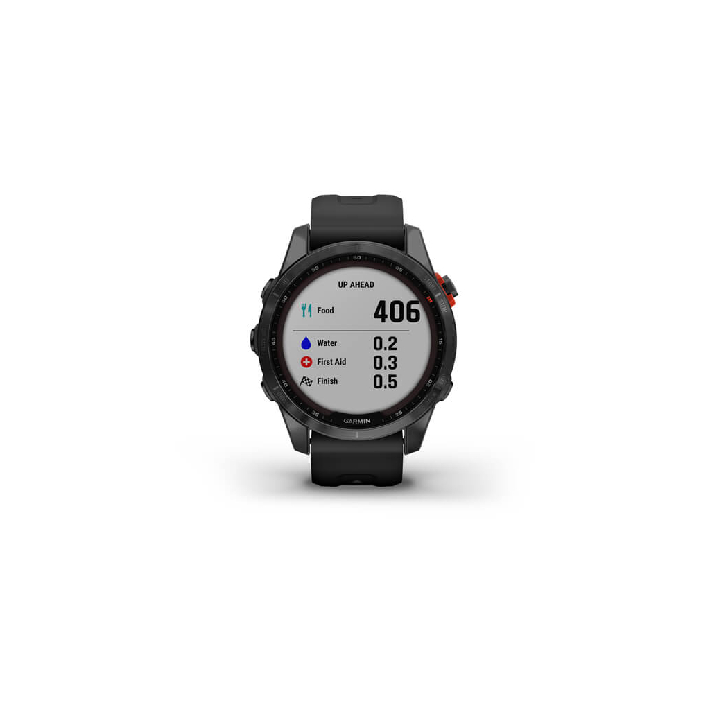 Смарт-годинник Garmin fenix 7S Solar, Slate Gray w/ Black Band, GPS (010-02539-13) - зображення 8