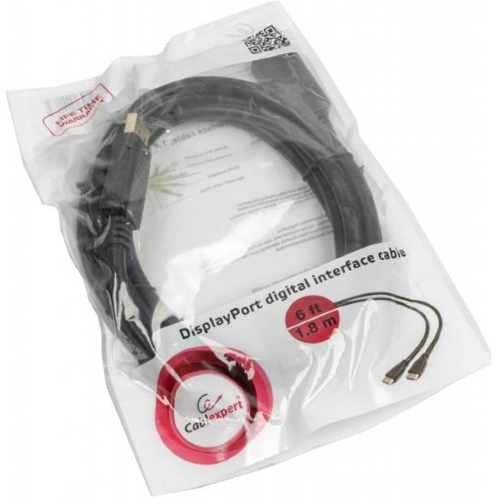 Кабель мультимедійний Display Port to Display Port 1.8m v1.2 Cablexpert (CC-DP2-6) - зображення 2
