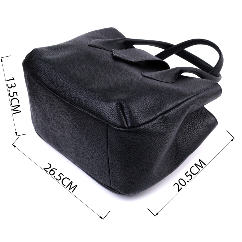 Сумка Shvigel З натуральної шкіри Чорна (22829) - зображення 3