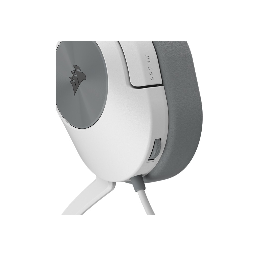 Навушники Corsair HS55 Stereo Headset White (CA-9011261-EU) - зображення 6