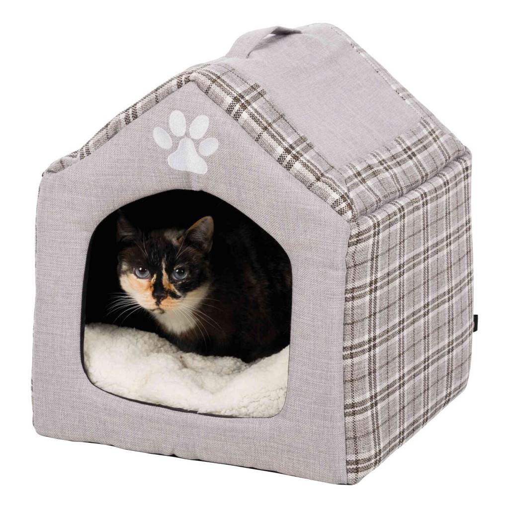 Будиночок для тварин Trixie Silas 40х45х40 см (сірий) (4057589363527) - зображення 2