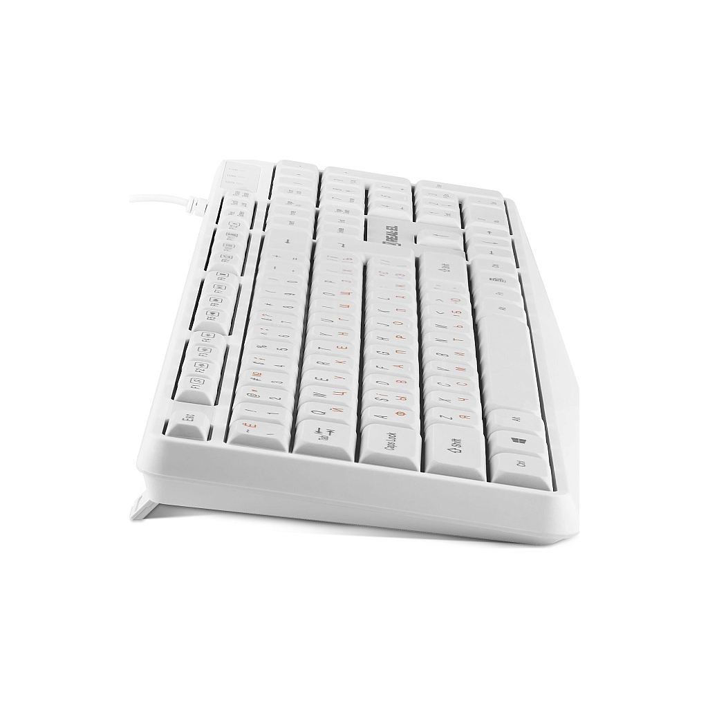 Клавіатура REAL-EL RK-513 USB White (EL123100047) - зображення 5