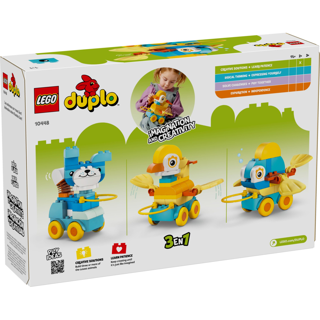 Конструктор LEGO DUPLO Тварини на колесах 3 в 1 (10448-) - зображення 7
