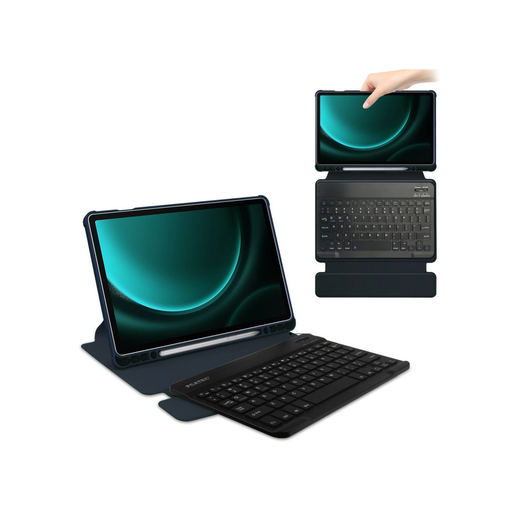 Чохол до планшета BeCover Keyboard 360° Rotatable Samsung Tab S9 Plus (SM-X810/SM-X816)/S9 FE Plus (SM-X610/SM-X616) 12.4" (710393) - зображення 4