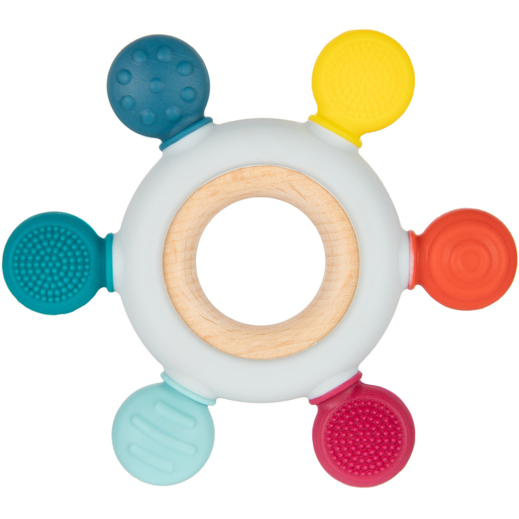 Прорізувач Canpol babies дерев'яно-силіконова Кермо (80/305) - изображение 1