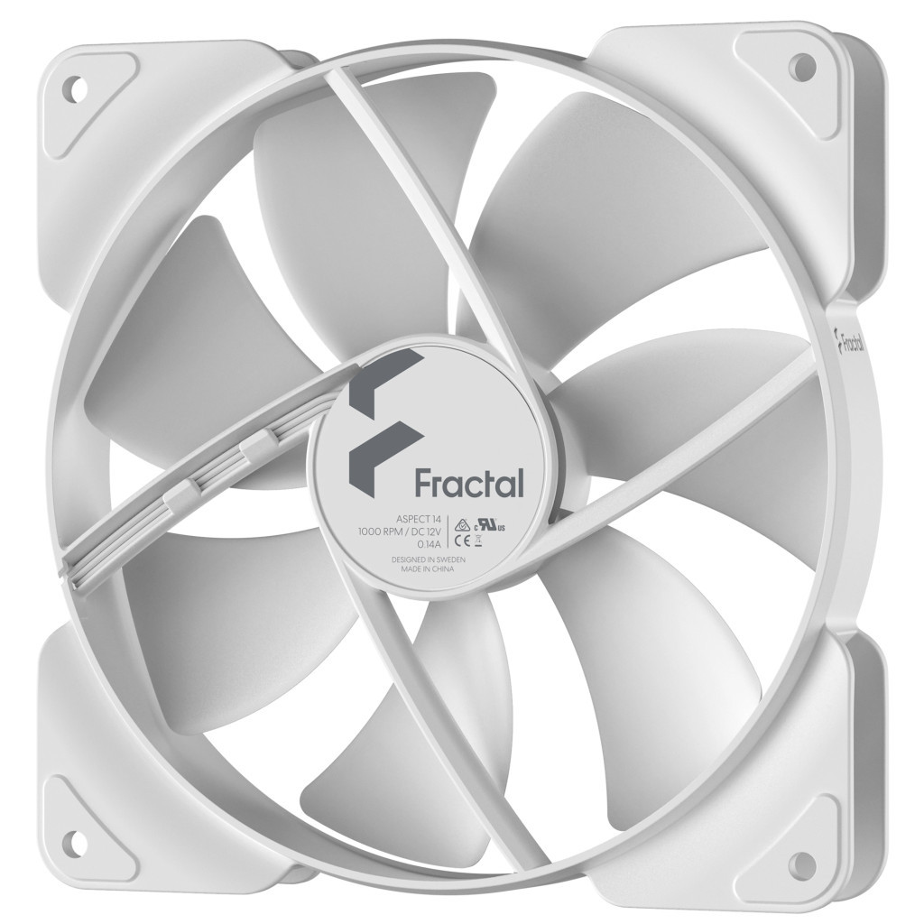 Кулер до корпусу Fractal Design Aspect 14 White (FD-F-AS1-1402) - зображення 2