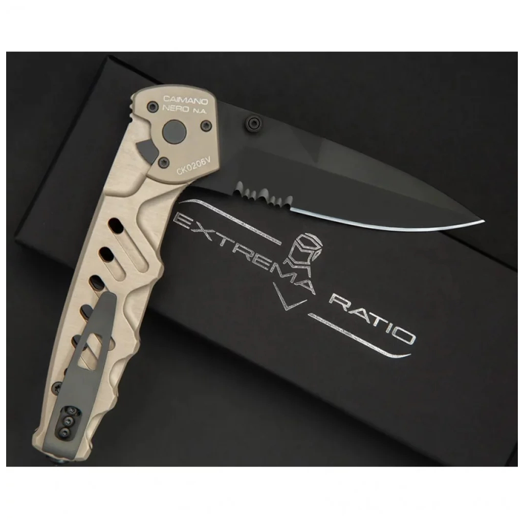 Ніж Extrema Ratio Caimano Nero N.A. Tactical Mud (04.1000.0166/BLK/TM) - зображення 12