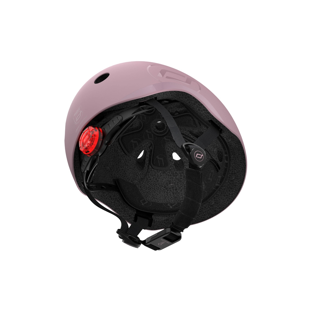 Шолом Scoot&Ride пастельно-бузковий з ліхтариком 51-53см (SR-190605-WILDBERRY) - зображення 4