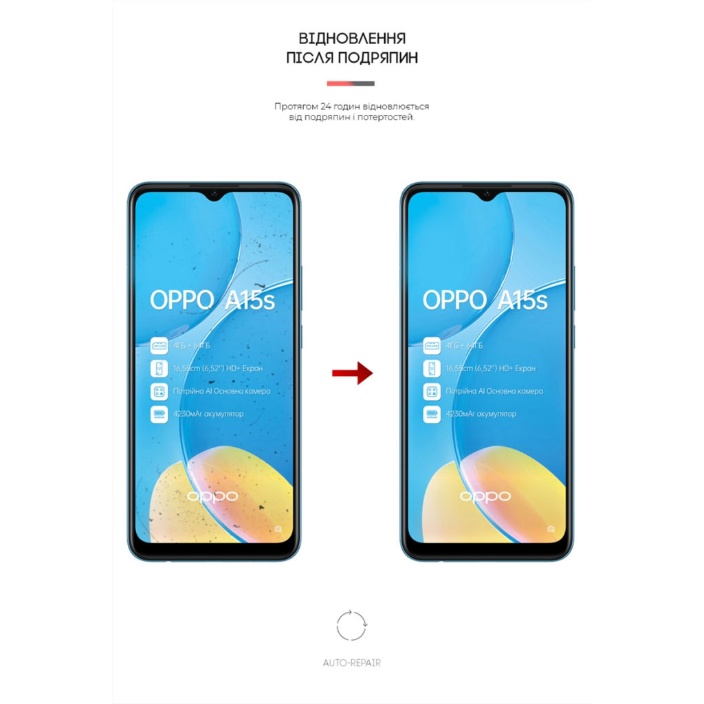 Плівка захисна Armorstandart Anti-Blue OPPO A15s (ARM61203) - зображення 3