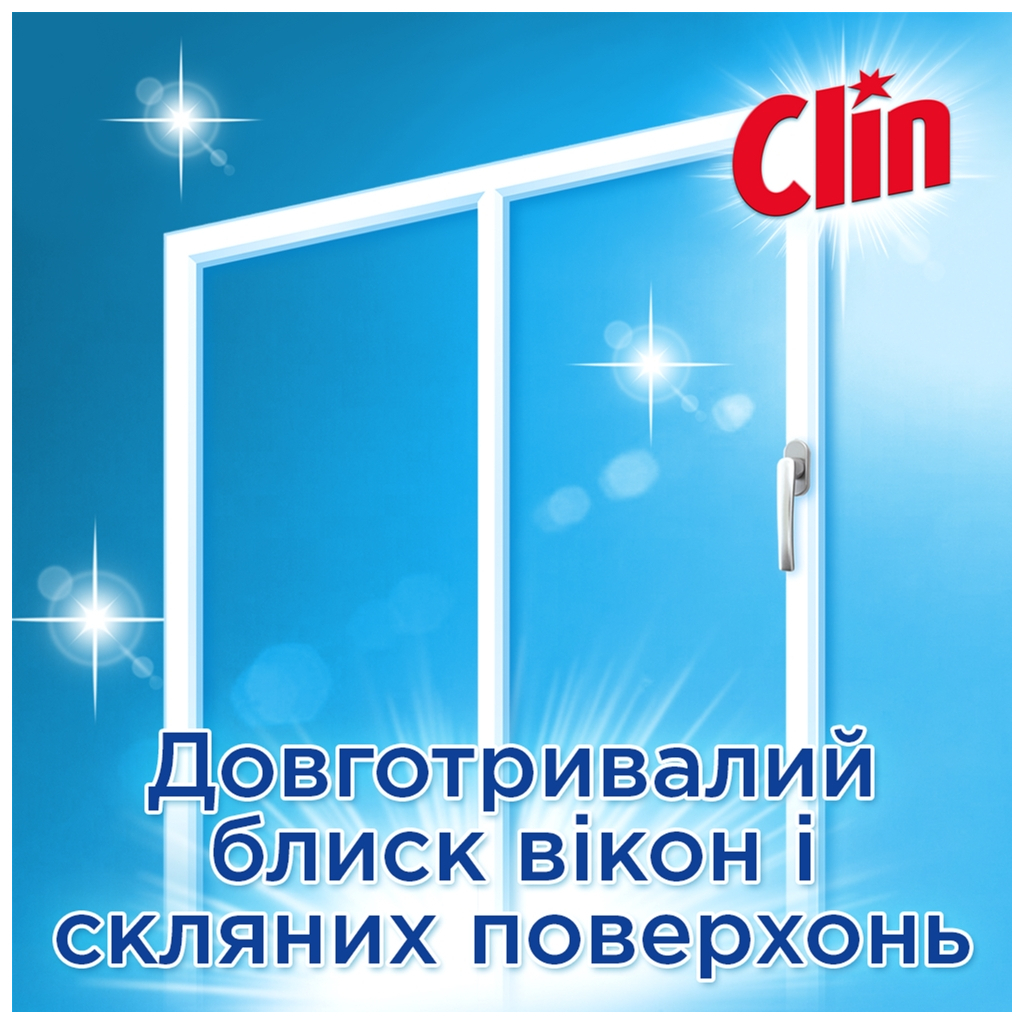 Засіб для миття скла Clin Блакитний 500 мл (9000100865760) - изображение 5