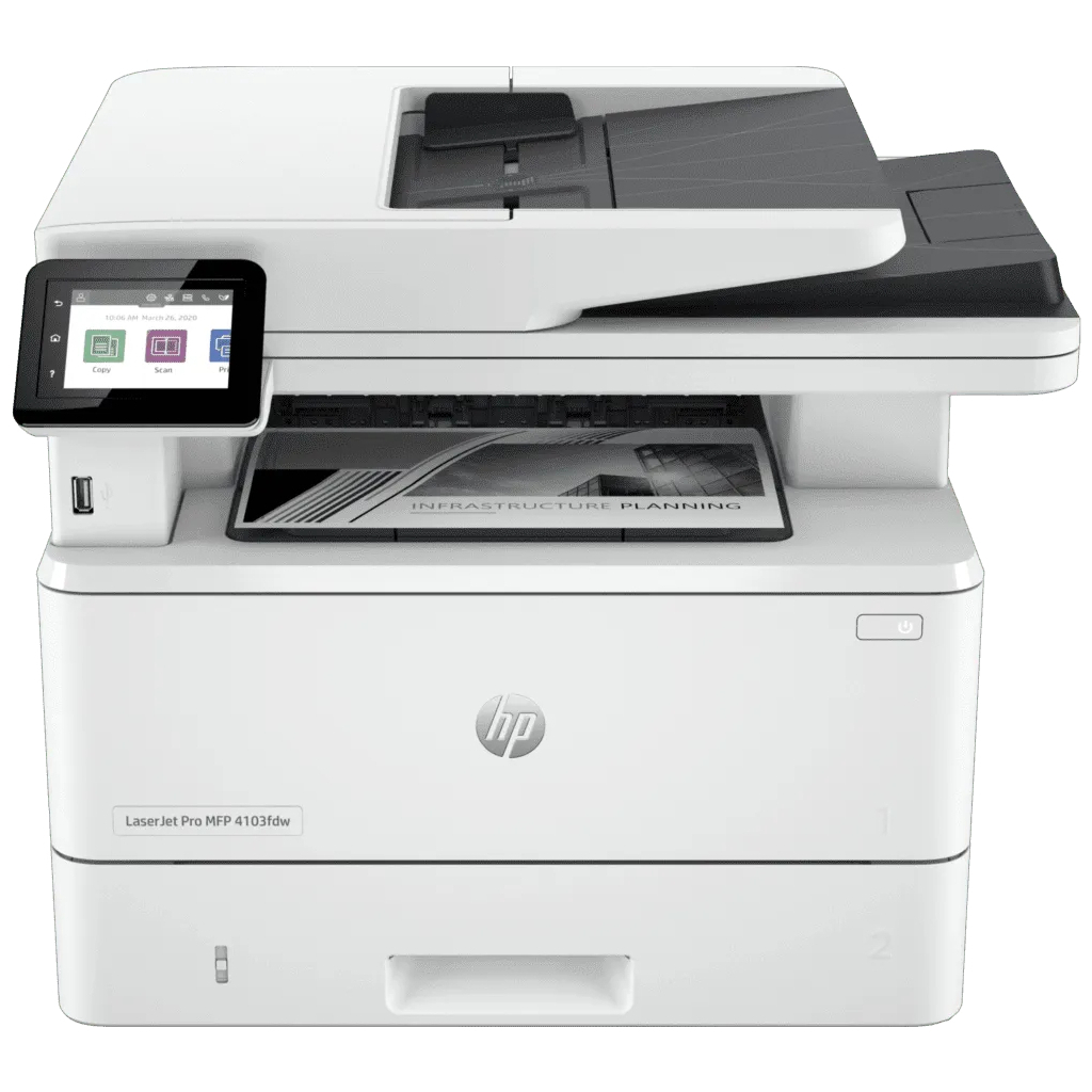Багатофункціональний пристрій HP LaserJet Pro 4103fdw з WiFi (2Z629A) - зображення 1