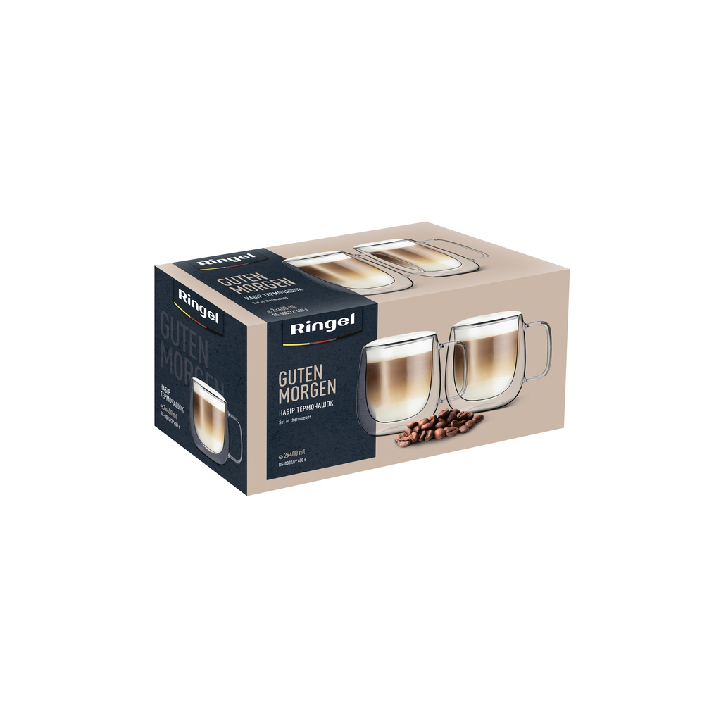 Набір чашок Ringel Guten Morgen 400 мл 2 шт (RG-0002/2*400 s) - зображення 4