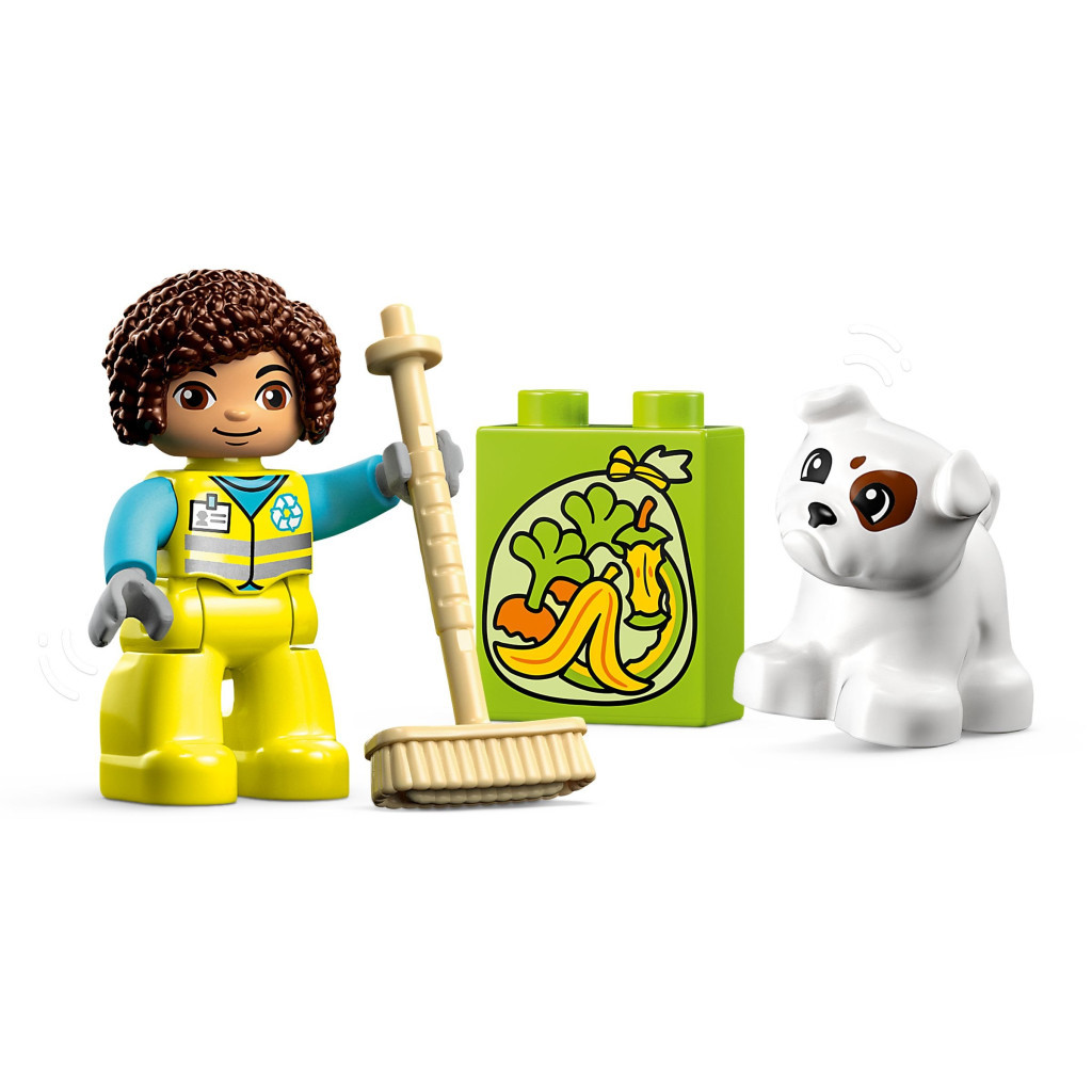 Конструктор LEGO DUPLO Сміттєпереробна вантажівка 15 деталей (10987) - зображення 4