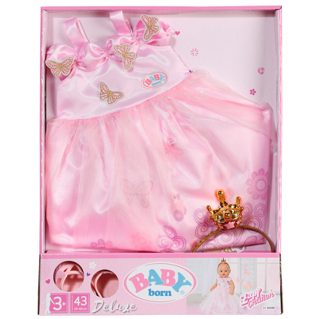 Аксесуар до ляльки Zapf Набір одягу для ляльки Baby Born Принцеса (834169) - зображення 2