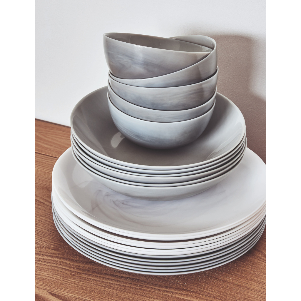 Столовий сервіз Luminarc Diwali Marble Granit 19 предметів (Q0217) - зображення 9