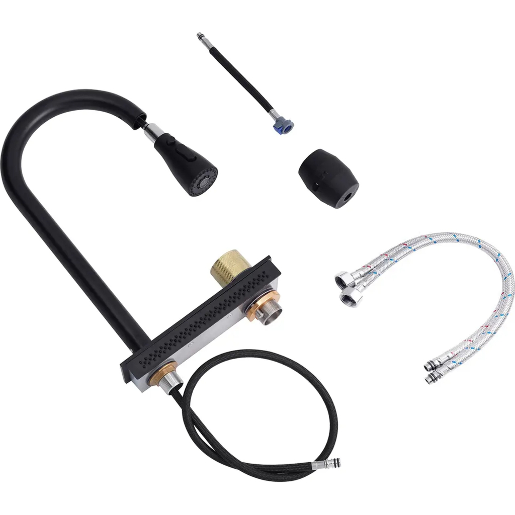 Мийка кухонна Kroner Schwarze-SET7546HMPVD (CV032277) - зображення 10