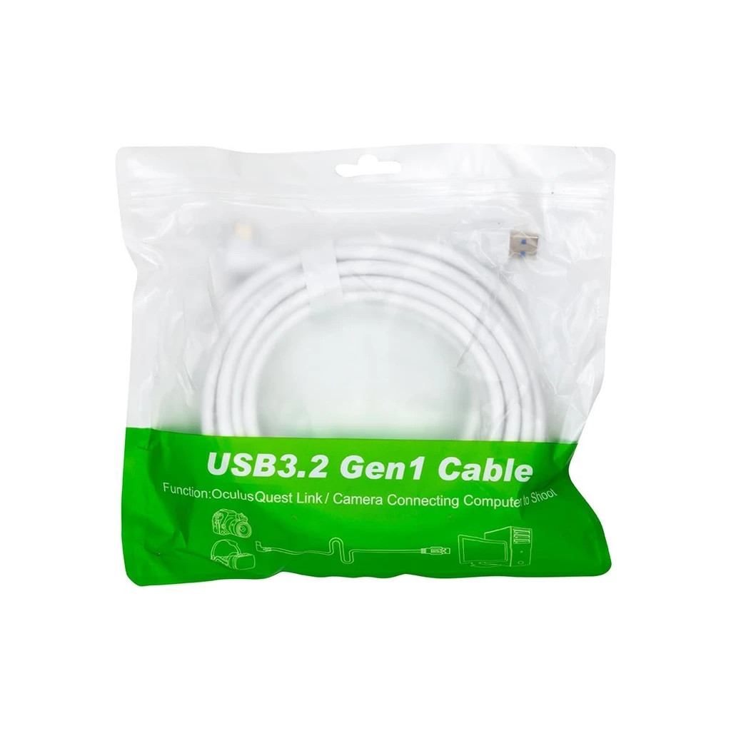 Дата кабель USB 3.2 Gen1 AM to USB-C 5.0m for VR Oculus Quest 2 PowerPlant (CA913244) - зображення 3
