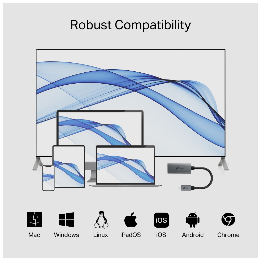 Перехідник USB-C F to HDMI M black TP-Link (UA520C) - изображение 7