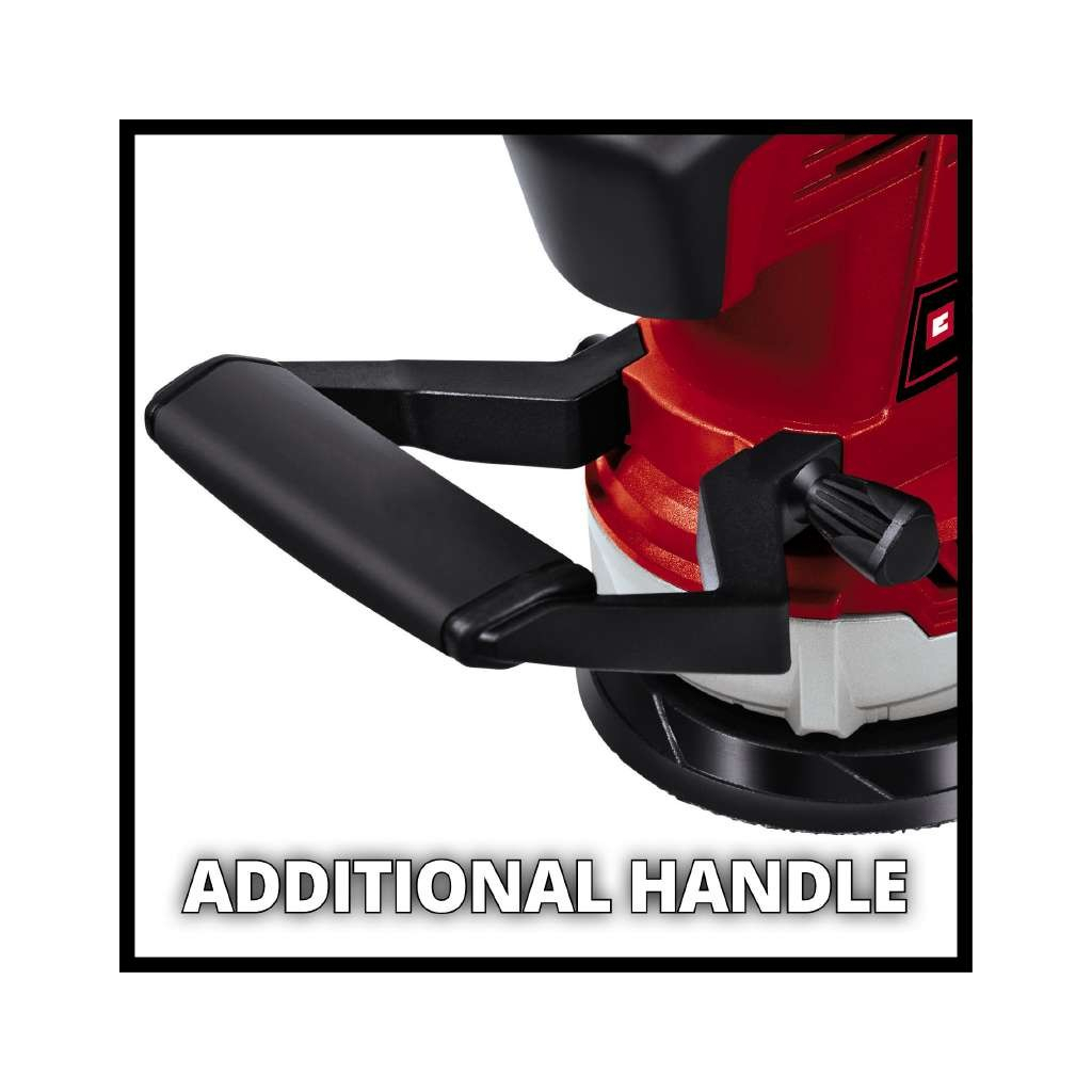 Шліфувальна машина Einhell TE-RS 40 E400Вт 125 мм, 12000-24000кол/хв, 1.87кг (4462000) - зображення 4