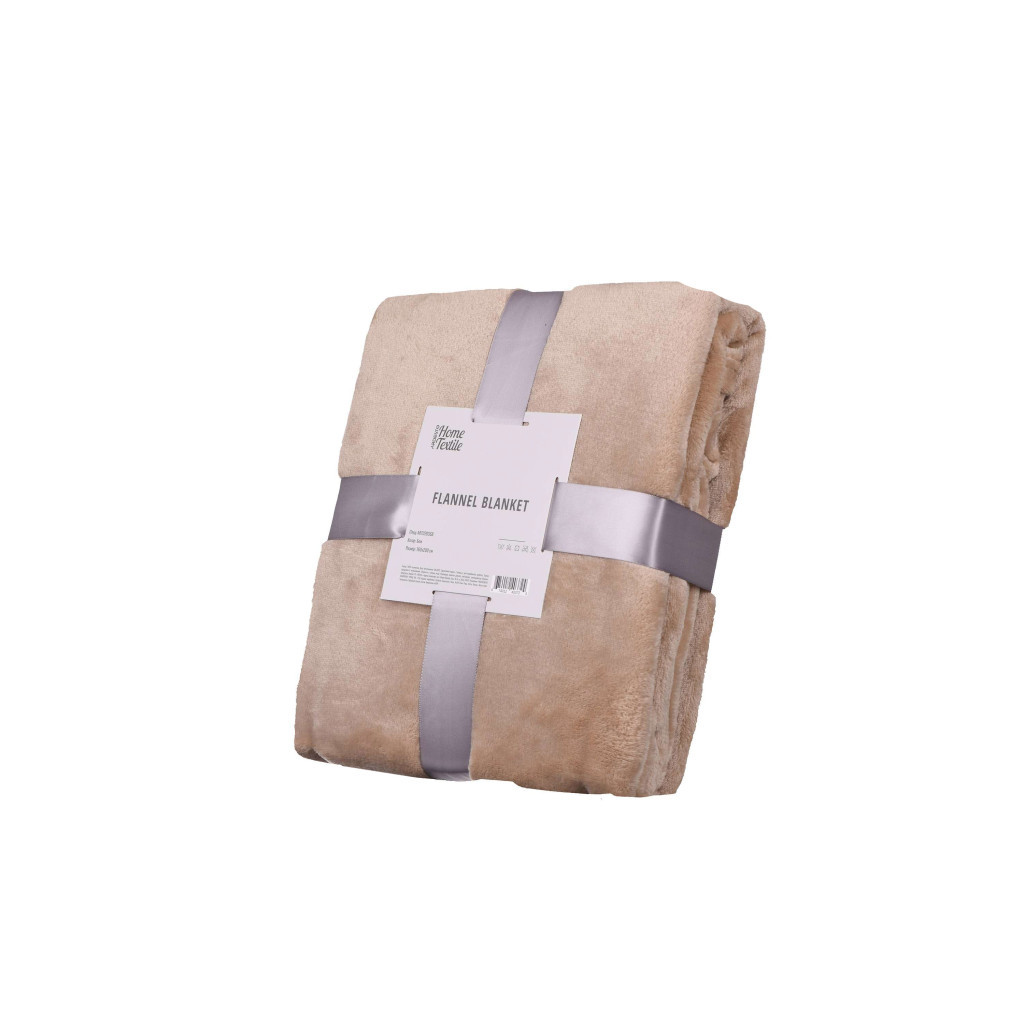 Плед Ardesto Flannel беж, 200х220 см (ART0206SB) - зображення 1