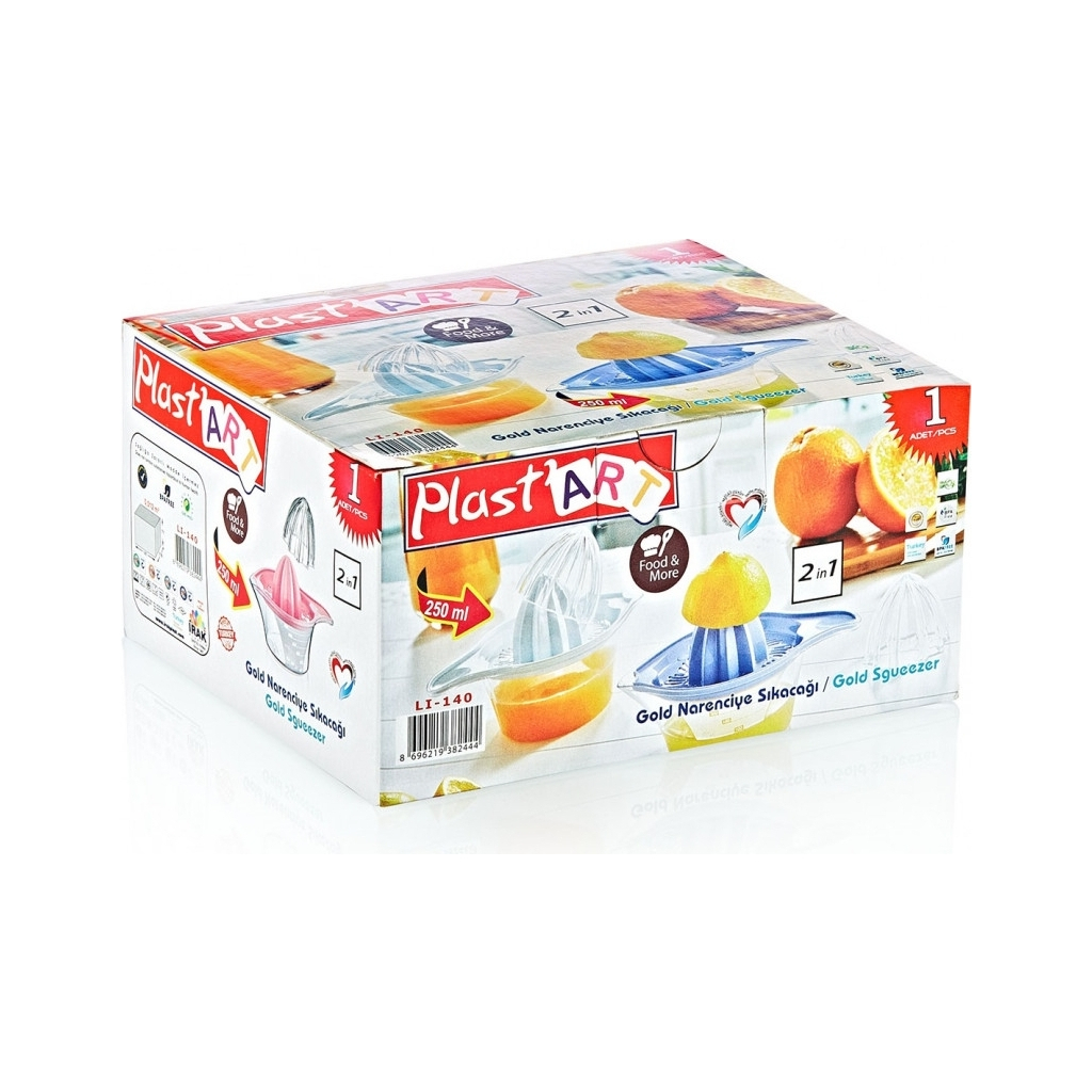 Соковижималка ручна Irak Plastik для лимону 0,25 л прозоро-кремова (12496) - зображення 6