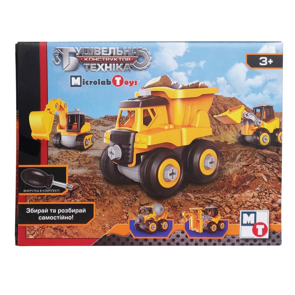Конструктор Microlab Toys Будівельна техніка - трактор (MT8910А) - зображення 4