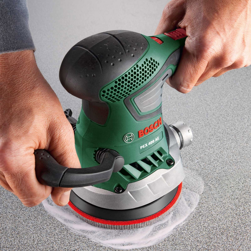 Шліфувальна машина Bosch PEX 400 AE, 350Вт, 125мм, 10600 об/хв (0.603.3A4.000) - зображення 3