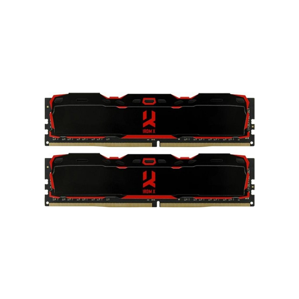 Модуль пам'яті для комп'ютера DDR4 32GB (2x16GB) 3200 MHz Iridium X Black Goodram (IR-X3200D464L16/32GDC) - зображення 1