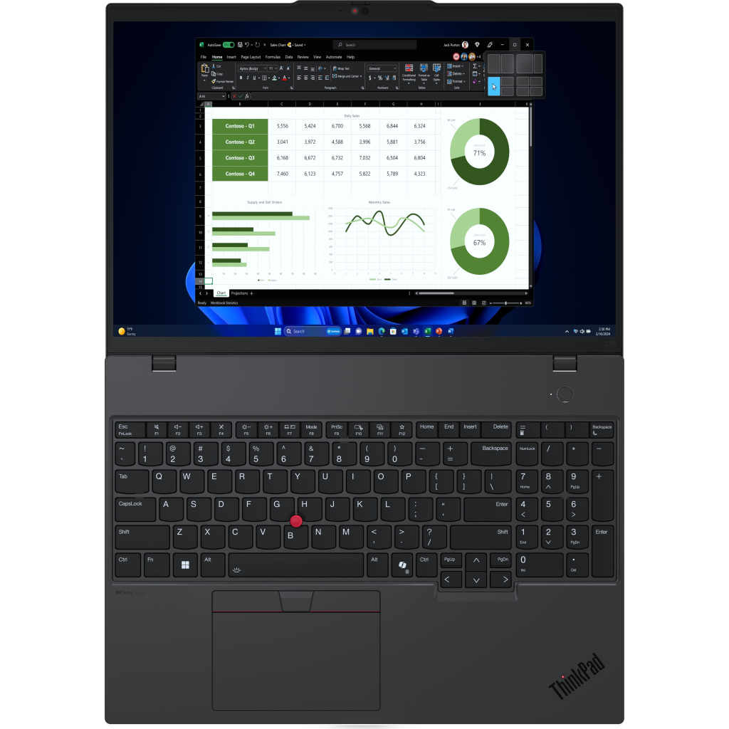 Ноутбук Lenovo ThinkPad L16 G1 (21L4S4T300) - зображення 4
