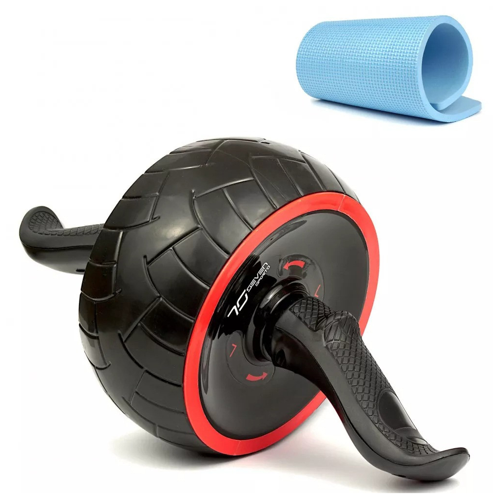Ролик для преса 7Sports Pro AB Wheel зі зворотним механізмом WA-3 Чорний (WA-3) - зображення 3