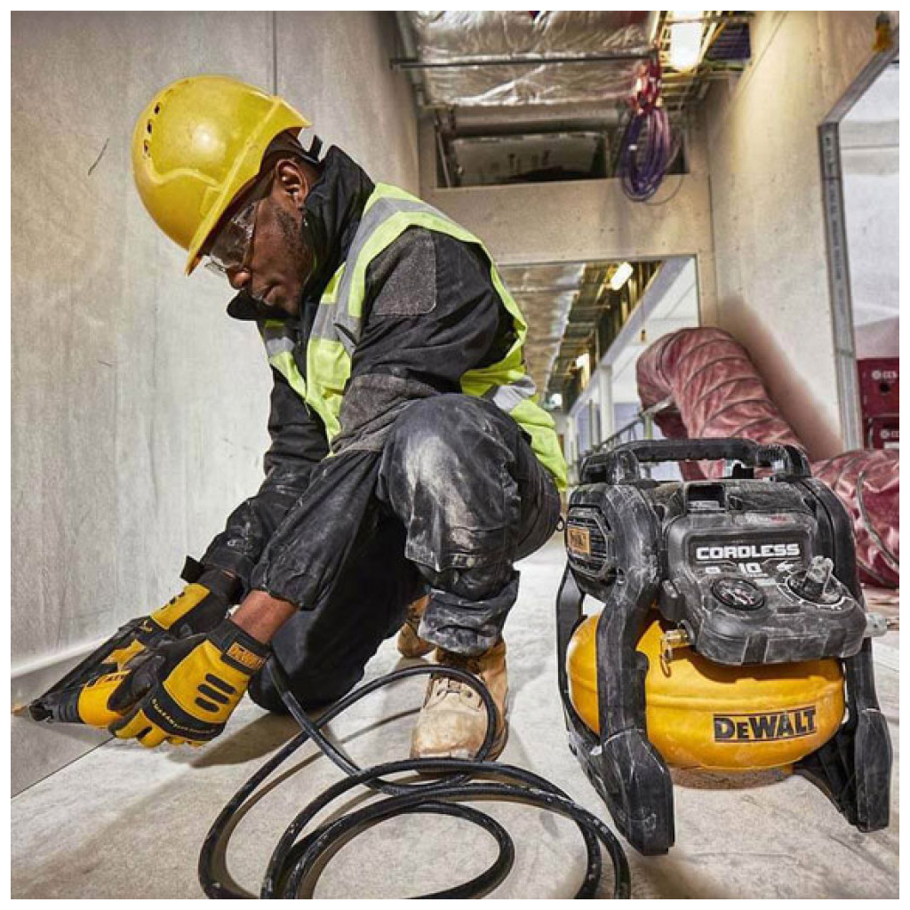 Компресор DeWALT акумуляторний 48 л/хв, ресивер 10л., 54V, 2x6Ah (DCC1054T2) - зображення 2