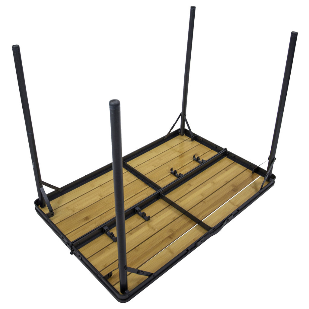 Туристичний стіл Bo-Camp Trafford 90 x 60 cm Коричневий (1404670) - зображення 3