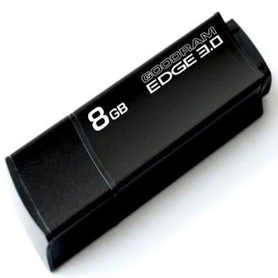 USB флеш накопичувач Goodram 8Gb Edge black USB 3.0 (PD8GH3GREGKR9) - зображення 1