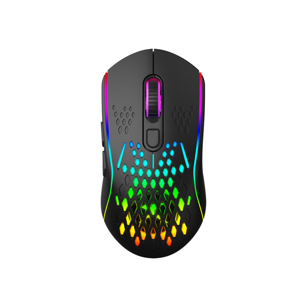 Мишка Xtrike ME GW-611 Wireless RGB Black (GW-611) - зображення 3